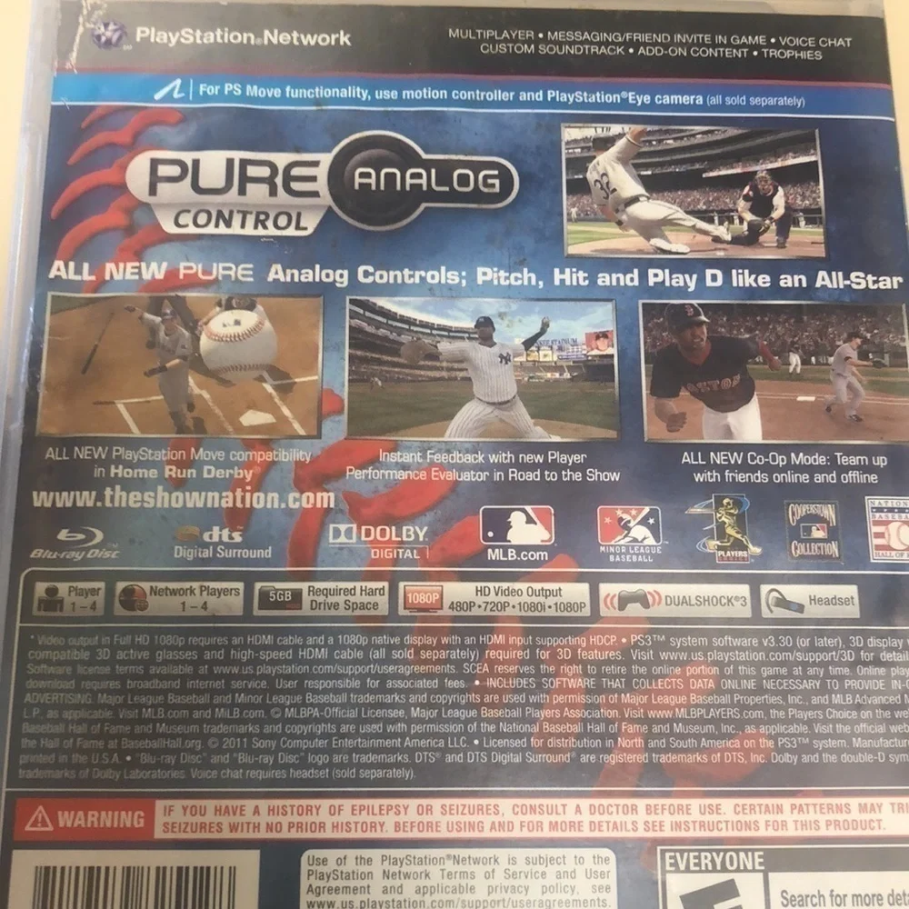 PS3 games mlb 11